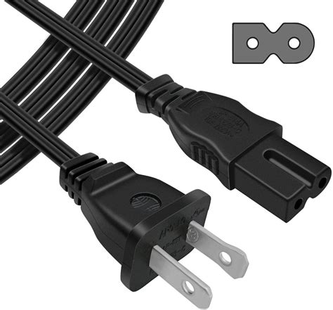 QYD 10FT TV Power Cord, 3 Prong Power Cable, 10A 1
