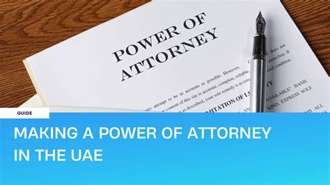 Power of Attorney for Company Shares - POA Services in UAE