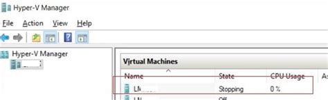 Power on virtual machine stuck at 15.  Instead it stops at "Powering VM up " and dis...