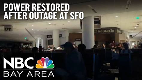 Power outage at SFO impacting ticketing, baggage and gates