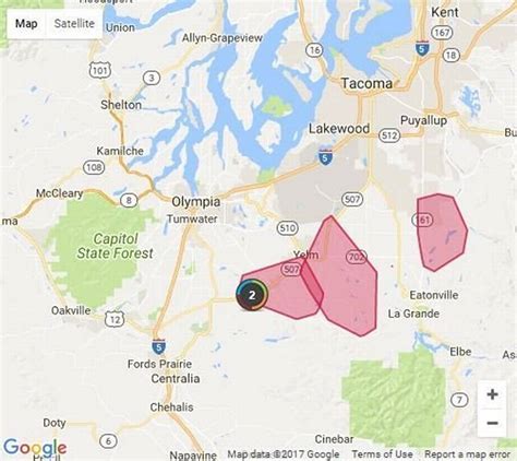 June 25, 2018 - Thunderstorm Wind. The county highway department reported travel restrictions along Highway 20 due to toppled trees and downed power lines west of Republic. A second report from a member of the public indicated about 100 trees toppled at and near this location from thunderstorm winds. Time of event estimated from radar.. Power outage auburn wa