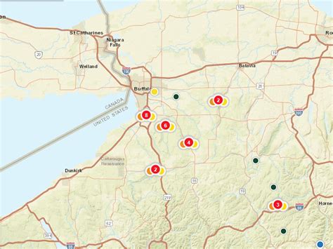 Updated: 5:31 AM EST February 24, 2023. BUFFALO, N.Y. — Tens of thousands of customers woke up without power in Western New York Thursday morning, but things are improving across the region. A ...