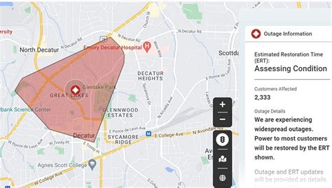 Outage Information. Georgia Power is committed to safely delivering reliable power. Even so, during storms your power can sometimes blink, flicker or go off. That's why we created outage alerts, which provide real-time outage information personalized specifically for you. Outage alerts let you know when there's an outage in your area and when .... 