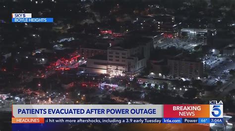 Power outage forces critical condition patients from Los Angeles hospital