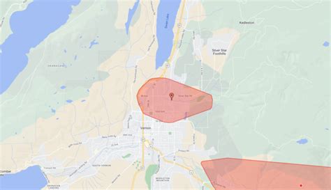 Power outage in Vernon impacted 1,751 BC Hydro customers