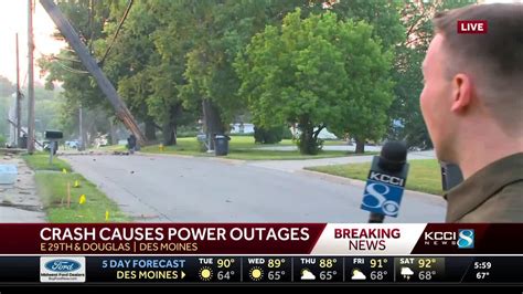 Thousands affected by power outage in Des Moines | weareiowa.com 58° Closings As of 9 p.m. Saturday, 4,000 customers in the Des Moines metro area were without power.