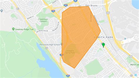 Power outage in san bruno. Individual customer restoration times are always subject to a number of individual variables that cannot be factored into the general estimates provided. During emergency or major storm conditions, outage restoration times may be listed with an asterisk until field estimates are updated. Although SDG&E will use its reasonable efforts to post ... 