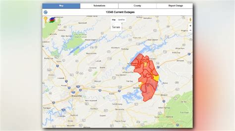 Report an Outage. (800) 343-3525 Report Online. View Outage Map. O