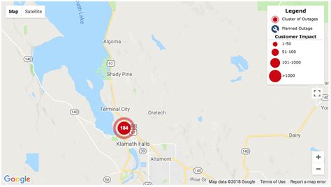 Power outage klamath falls. Jan 19, 2024 · This new round of winter weather could cause additional outages. Pacific Power encourages customers to report outages by calling 1-877-508-5088 or text OUT to 722797. Text STAT to 722797 to check the status of your outage. Klamath County Commissioners Tuesday Meeting Recap 