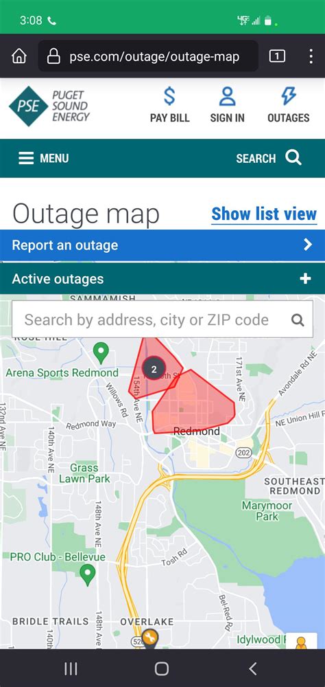 Power outage redmond washington. August 31, 2015 3:48 pm. As of this morning, Puget Sound Energy (PSE) crews are still responding to a handful of small power outages left in Redmond as a result of Saturday’s storm, according to ... 