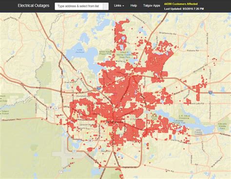 Power outage tallahassee map. Duke Energy Outage Map. Georgia Power Outage Map. Grady EMC Outage Map. Suwannee Valley Electric Cooperative. City of Tallahassee outage Map. Talquin Electric Outage Map. Tri-County Outage Map ... 