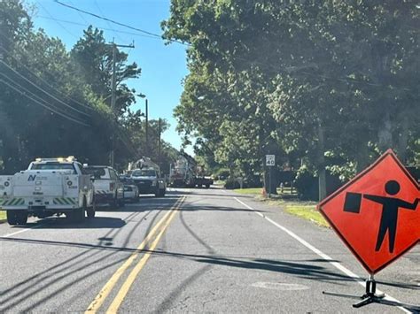 "We are assisting Toms River Police Department due to a power outage near South Shore and Hooper Avenue. Power should be restored approximately 2 p.m.," the sheriff's department said.. 