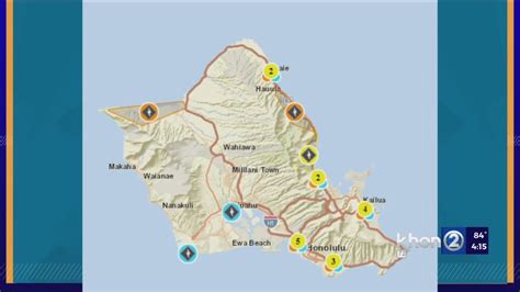 The island of Oahu, where Honolulu is located, also was dealing with power outages, downed power lines and traffic problems, said Adam Weintraub, communication director for Hawaii Emergency ...