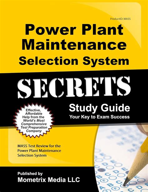 Power plant maintenance selection system secrets study guide mass test review for the power plant maintenance. - The consultants quick start guide by elaine biech.