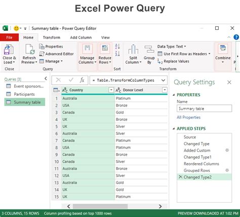 Power query excel 2016.  Jan 3, 2024 · I use Power Automate to collect resp...