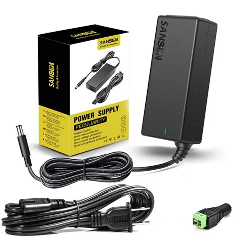 Power supply 12v. 1mm Jack Converter, 12 Volt LED Driver 60W Adapter Transformer for...