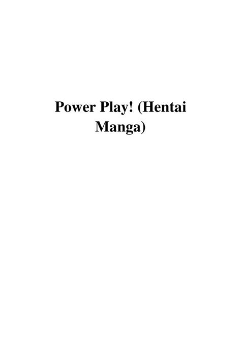 Read Power Play Hentai Manga By Yamatogawa