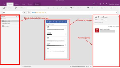 PowerApps Building Timesheet App without Coding Part 2 Get to