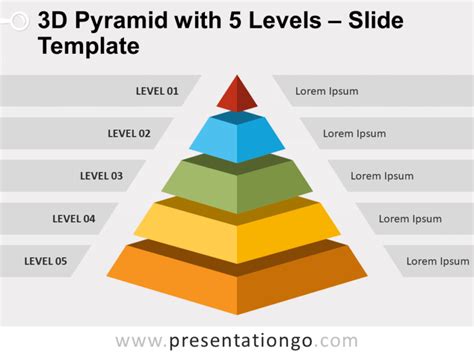 PowerPoint Pyramid Diagram (SmartArt) PresentationGO