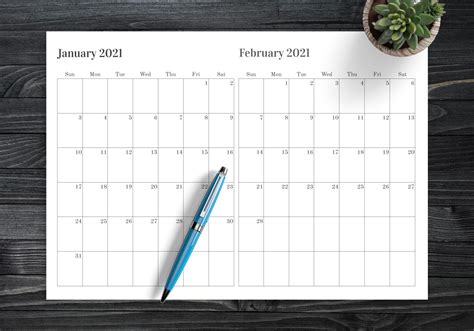 PowerPoint Training How to Make a 1Page Calendar 2 Months in MS