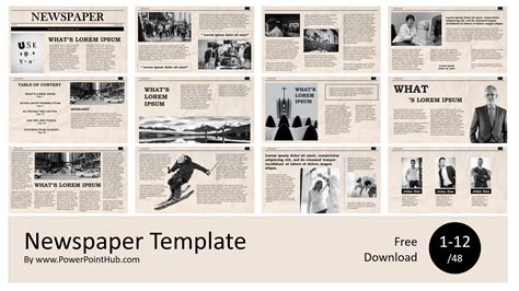 PowerPointHubNewspaperSlidesThumbnail Powerpoint Hub