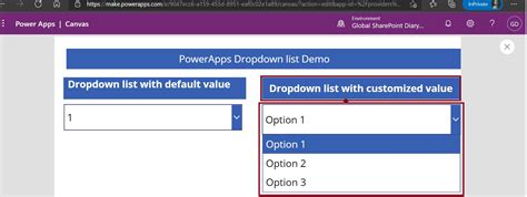 Powerapps dropdown choices from collection.  For a lookup, the table that I ha...