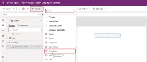 Powerapps dropdown value.  The control only Hi Experts! In Power apps f...