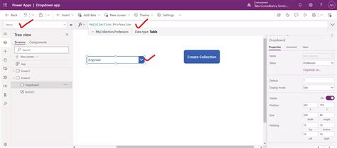 Powerapps modern dropdown defaultselecteditems.  I'm seeing the values in the gallery rando...