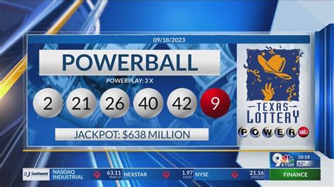 Powerball: Numbers drawn for $638 million jackpot