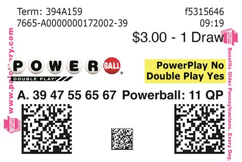 4. Look for PA Lottery results: You can check Powerball results by watching the Powerball drawing on TV and subscribing to Lottery RSS feeds. Double Play is drawn after 11:30 p.m. Watch Double Play here. You can also visit the Lottery VIP Players Club to sign up for emails and text messages to receive winning Lottery number alerts for Powerball .... Powerball double play