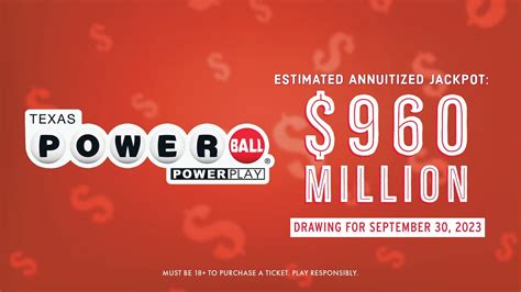 Powerball jackpot increases to whopping $960 million 