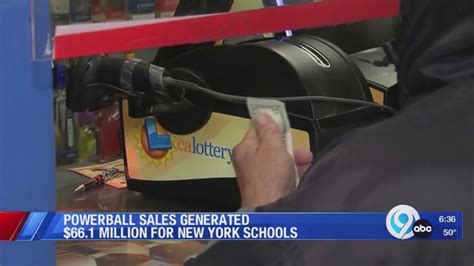 Powerball sales generated $66.1 million for New York schools