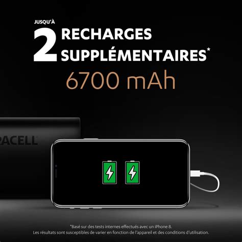 Powerbank Duracell 6700 mAh - Duracell FR