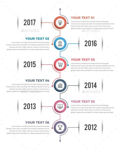 Powerful Vertical Timeline Template Google Docs