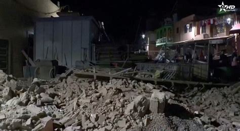 Powerful earthquake strikes Morocco, causing shaking in much of the country