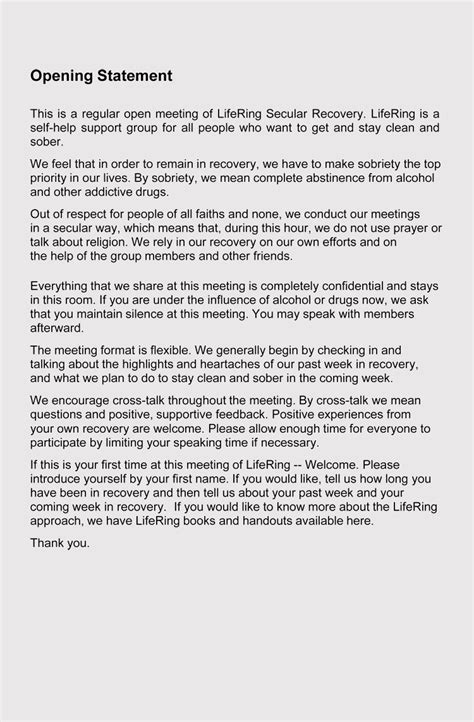 Powerful opening statements