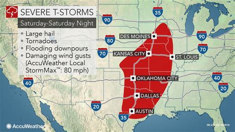 Powerful storms expected to hit Midwest, South