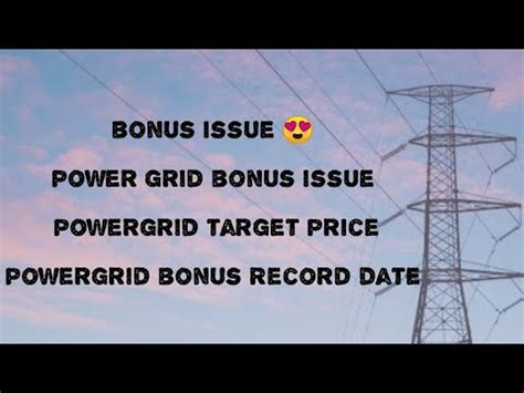 Powergrid Bonus Record Date 2024 Level Power Grid Scrip Is