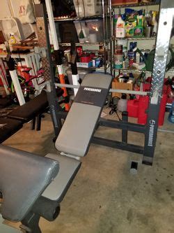 Powerhouse phc 1955 weight bench. .  ...