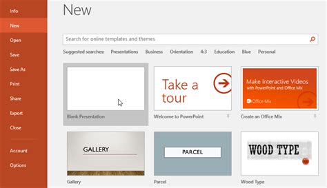 Powerpoint 16 Creating And Opening Presentations