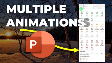 Powerpoint Animation Applying Multiple Animations to an Object
