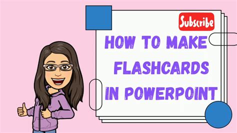Powerpoint Flashcard Template