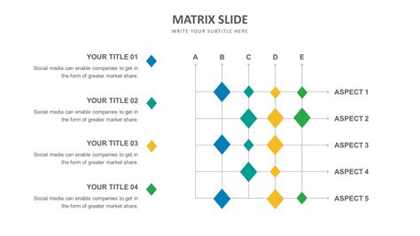 Powerpoint Matrix Template