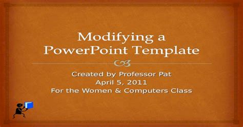 Powerpoint Modify default Microsoft Templates