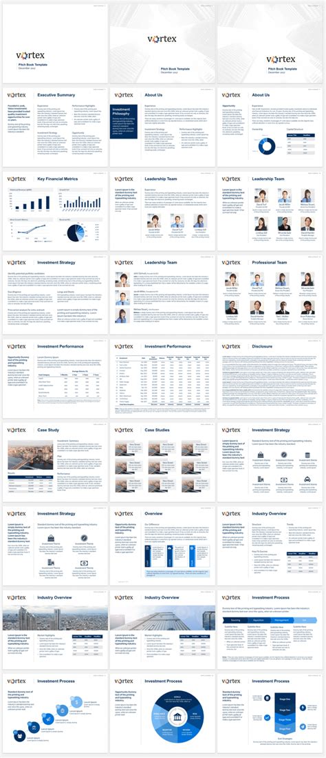 Powerpoint Pitch Book Template Creative Inspirational Template Examples