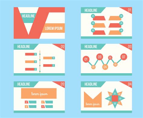 Powerpoint Template Vector Vector Art Graphics Freevector Com