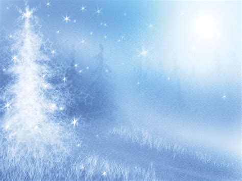 Powerpoint Templates and Backgrounds Winter Tree PowerPoint template