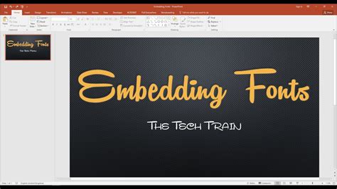 Powerpoint embed fonts not working austide