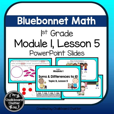 Powerpoint presentation for class 5 maths.  Bluebonnet Math- 1st Grade: Mod...