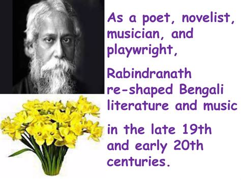 Powerpoint presentation on biography of rabindranath tagore